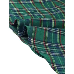 Allegra K Women's Plaid Tartan Skirt High Elastic Waist A-Line Vintage Flare Skirt -Women Store GUEST a5462e16 e520 46ef 8e78 11ba326e21a4