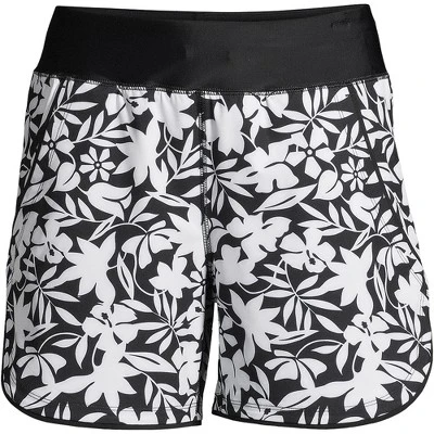 Lands' End Women's 5" Quick Dry Elastic Waist Board Shorts Swim Cover-up Shorts With Panty 12 Lands' End Women's 5" Quick Dry Elastic Waist Board Shorts Swim Cover-up Shorts With Panty - Image 10