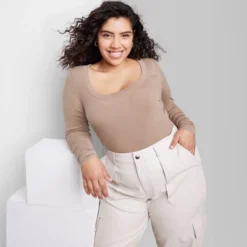 Women's Long Sleeve Scoop Neck T-Shirt - Wild Fable™ 11 Women's Long Sleeve Scoop Neck T-Shirt - Wild Fable™ -Women Store GUEST a5dd652b 0e77 4f7f a8cd c1cf4b55d56a