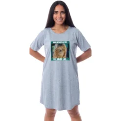 Star Wars Womens' Movie Chewbacca Salon Funny Nightgown Sleep Pajama Grey 7 Star Wars Womens' Movie Chewbacca Salon Funny Nightgown Sleep Pajama Grey -Women Store GUEST a685274b 23bc 4b85 a745 747c017aefef