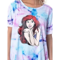 Disney Princess Women's Little Mermaid Ariel Tie Dye Nightgown Sleep Shirt -Women Store GUEST a88bd930 909d 4694 863d a3151f44d396