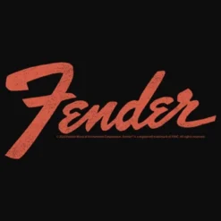 Junior's Fender Classic Logo Racerback Tank Top