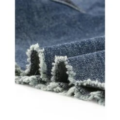 Agnes Orinda Women's Plus Size Raw Hem Slash Pocket Casual Denim Shorts -Women Store GUEST a921a056 29de 4334 8dac f2411052a158