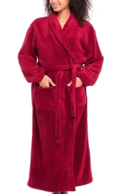 Women's Warm Fleece Winter Robe, Long Soft Plush Bathrobe -Women Store GUEST aac2c286 042d 4462 987d c77a2e4eb8b4
