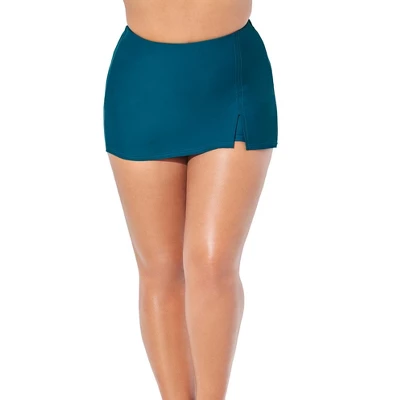 Swimsuits For All Women’s Plus Size Side Slit Swim Skort 6 Swimsuits For All Women’s Plus Size Side Slit Swim Skort - Image 4