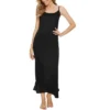 Cheibear Womens Satin Pajama Cami Dress Nightshirt Sleepwear Lounge Long Nightgown