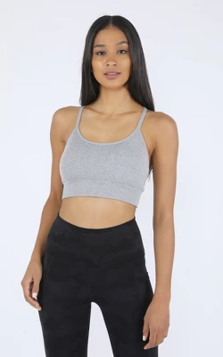 90 Degree By Reflex Women's Seamless Ribbed Cropped Bra Top 2pk 8 90 Degree By Reflex Women's Seamless Ribbed Cropped Bra Top 2pk - Image 6