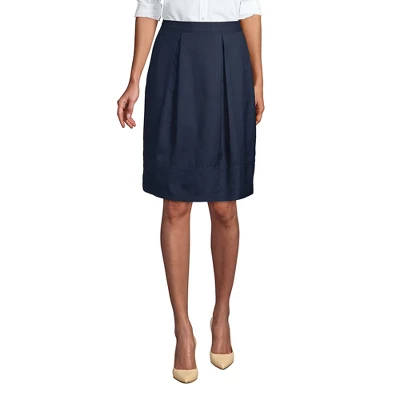 Lands' End Lands' End School Uniform Women's Solid Pleated Skort Top Of Knee 3 Lands' End Lands' End School Uniform Women's Solid Pleated Skort Top Of Knee