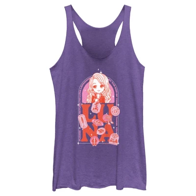 Women's Harry Potter Anime Luna Belongings Racerback Tank Top 5 Women's Harry Potter Anime Luna Belongings Racerback Tank Top - Image 3