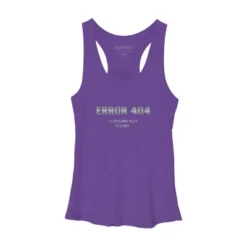 Women's Design By Humans Error 404 Costume Not Found, Halloween Design By InfaredDesigns Racerback Tank Top -Women Store GUEST b08e4541 a152 42f5 b389 c2525a53197e