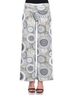 Women's Circle Printed Palazzo Pants - White Mark 8 Women's Circle Printed Palazzo Pants - White Mark -Women Store GUEST b30aa532 d1b2 400a b2da ddf187ce0c6a