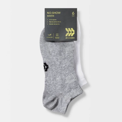 Women's Lightweight Active Mesh 6pk No Show Athletic Socks - All In Motion™ 4-10 3 Women's Lightweight Active Mesh 6pk No Show Athletic Socks - All In Motion™ 4-10