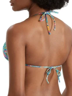 Sunsets Women's Paisley Pop Reversible Starlette Triangle Bikini Top - 63T-PAIPO