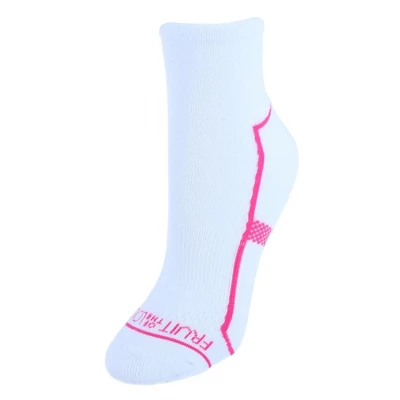 Fruit Of The Loom Women's Cool Zone Cotton Cushioned Ankle Socks (6 Pair Pack) 3 Fruit Of The Loom Women's Cool Zone Cotton Cushioned Ankle Socks (6 Pair Pack)