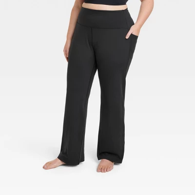 Women's Brushed Sculpt Curvy Pocket Straight Leg Pants 31.5" - All In Motion™ 7 Women's Brushed Sculpt Curvy Pocket Straight Leg Pants 31.5" - All In Motion™ - Image 5