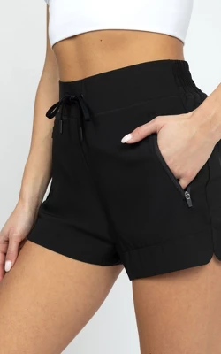 90 Degree By Reflex Womens Lightstreme Hike And Trail Shorts With Side Zipper Pockets 5 90 Degree By Reflex Womens Lightstreme Hike And Trail Shorts With Side Zipper Pockets - Image 3