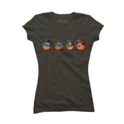 Junior's Design By Humans Halloween Pumpkins By Rabbitswork T-Shirt -Women Store GUEST b926df9f 6ab1 43d4 9532 1bcb91c94c1d