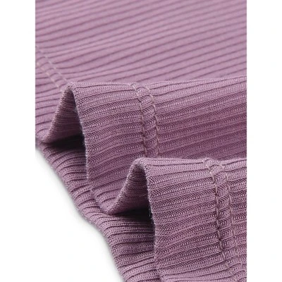 Cheibear Women's Modal Loose Summer Lace Trim Short Sleeve Carpri Pajama Set 7 Cheibear Women's Modal Loose Summer Lace Trim Short Sleeve Carpri Pajama Set - Image 5