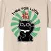 Luck Movie Time For Luck Crew Neck Short Sleeve Women's Natural T-shirt -Women Store GUEST b9dc9668 5dd0 48b6 bb7e b47d3ca4494f