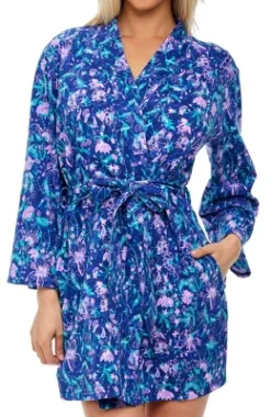 Women's Soft Cotton Knit Jersey Lounge Robe With Pockets, Short Bathrobe -Women Store GUEST ba5c023a cb5a 448e 986b a9e5047c0f03