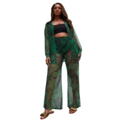 Rebdolls Women's Lisette Sheer Wide Leg Pant -Women Store GUEST bac98f0c f22f 4a4f a8e1 3065c14098d6