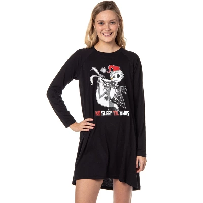 The Nightmare Before Christmas Women's Jack Skellington Sleep Shirt W/ Socks 3 The Nightmare Before Christmas Women's Jack Skellington Sleep Shirt W/ Socks