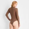 Women's Long Sleeve Henley Collared Button-Front Bodysuit - Future Collective™ With Reese Blutstein 1 Women's Long Sleeve Henley Collared Button-Front Bodysuit - Future Collective™ With Reese Blutstein -Women Store GUEST bcae2993 08e7 4b05 aead fa0b080b23e4