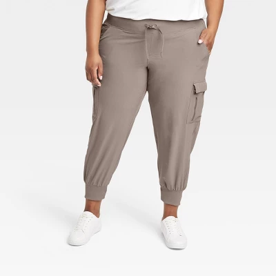 Women's Stretch Woven Tapered Cargo Pants - All In Motion™ 11 Women's Stretch Woven Tapered Cargo Pants - All In Motion™ - Image 9