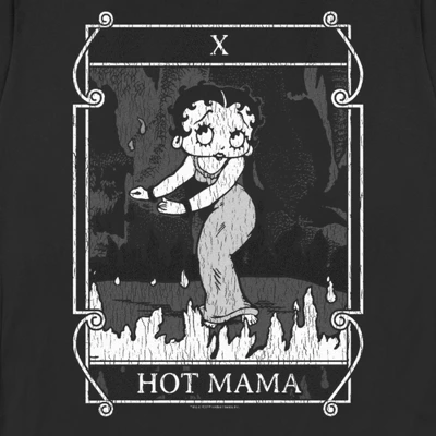 Women's Betty Boop Hot Mama Distressed T-Shirt 3 Women's Betty Boop Hot Mama Distressed T-Shirt