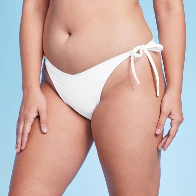 Women's Side-Tie V-Front High Leg Cheeky Bikini Bottom - Wild Fable™ 12 Women's Side-Tie V-Front High Leg Cheeky Bikini Bottom - Wild Fable™ - Image 10