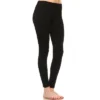 Women's Slim Fit Solid Leggings - One Size Fits Most - White Mark