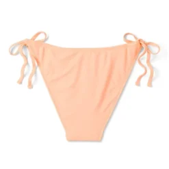 Women's Flower Chain Detail Side-Tie Scoop Cheeky High Leg Bikini Bottom - Wild Fable™ Peach -Women Store GUEST c05d0721 0910 4d11 83c2 adccaecea4ca