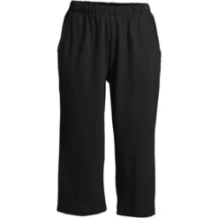 Lands' End Women's Sport Knit High Rise Elastic Waist Pull On Capri Pants 23 Lands' End Women's Sport Knit High Rise Elastic Waist Pull On Capri Pants -Women Store GUEST c0753adb 60cd 4ced 9507 d5b675f6c739