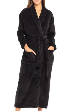 Women's Warm Fleece Winter Robe, Long Soft Plush Bathrobe -Women Store GUEST c189f8bc 4ba2 4613 8762 0371b5fcd985