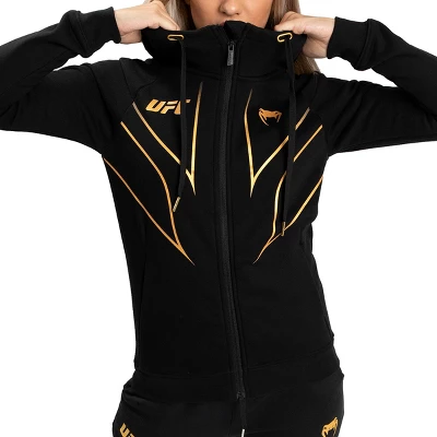 Venum Women's UFC Fight Night 2.0 Replica Full Zip Hoodie - Champion 5 Venum Women's UFC Fight Night 2.0 Replica Full Zip Hoodie - Champion - Image 3