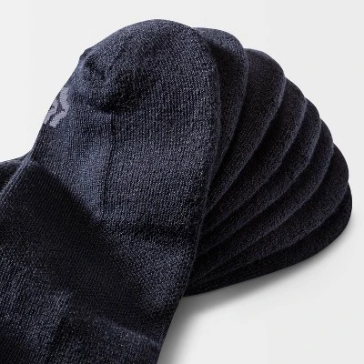 Women's Extended Size Cushioned 4pk No Show Athletic Socks - All In Motion™ - Black 8-12 4 Women's Extended Size Cushioned 4pk No Show Athletic Socks - All In Motion™ - Black 8-12 - Image 2