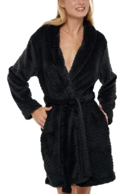 Women's Warm Soft Plush Fleece Bathrobe, Knee Length Robe, Chevrons 19 Women's Warm Soft Plush Fleece Bathrobe, Knee Length Robe, Chevrons -Women Store GUEST c44b0155 9153 4ff7 bf63 18fecafe5785