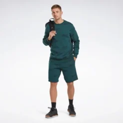 Reebok Identity Vector Fleece Crew Sweatshirt Mens