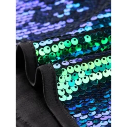 Allegra K Women's Metallic Sequin Sparkle Sleeveless Party Crop Tank Top -Women Store GUEST c48284d9 f816 4057 99fd 9b95d47c70ea