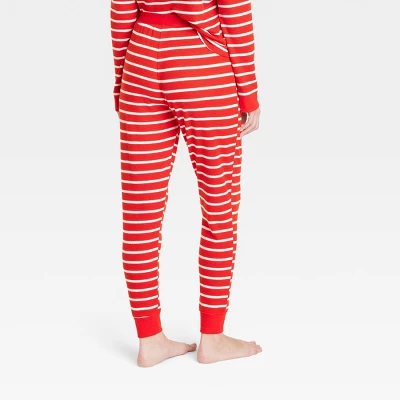 Women's Striped Matching Family Thermal Pajama Pants - Wondershop™ Red 3 Women's Striped Matching Family Thermal Pajama Pants - Wondershop™ Red