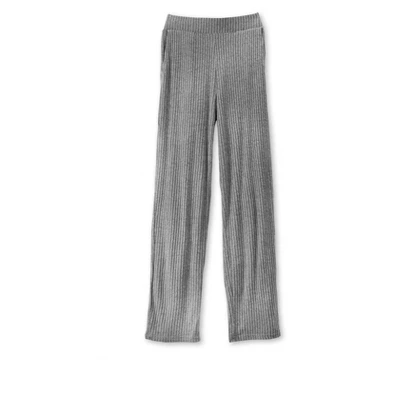 I AM By Studio 51 Clean Wide Leg Pant, Cozy Loose Fit Knit Rib Fabric, Elastic Waistband 5 I AM By Studio 51 Clean Wide Leg Pant, Cozy Loose Fit Knit Rib Fabric, Elastic Waistband - Image 3