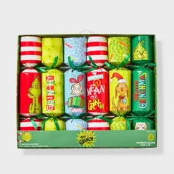 Women's Dr. Seuss' The Grinch Surprise Crackers 6pk Low Cut Socks - Assorted Colors 4-10 -Women Store GUEST c770b0a4 ba38 4545 8b19 72bc198061e5