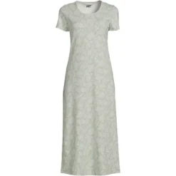 Lands' End Women's Cotton Short Sleeve Midcalf Nightgown 17 Lands' End Women's Cotton Short Sleeve Midcalf Nightgown -Women Store GUEST c7fc53a4 e8ac 4508 be5a 4d48d764a86a