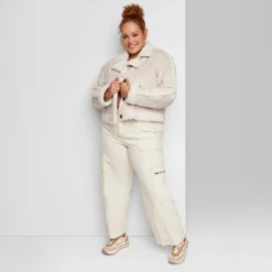 Women's Faux Shearling Jacket - Wild Fable™ -Women Store GUEST c969afdc 7142 49ac 928d 7063a4772c22