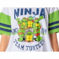 Nickelodeon Teenage Mutant Ninja Turtles Womens' Nightgown Pajama Shirt White 7 Nickelodeon Teenage Mutant Ninja Turtles Womens' Nightgown Pajama Shirt White -Women Store GUEST c99fcbd6 231f 42cf a7b8 51a91a9ecd1e