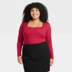 Women's Long Sleeve Slim Fit Corset T-Shirt - Ava & Viv™ 10 Women's Long Sleeve Slim Fit Corset T-Shirt - Ava & Viv™ -Women Store GUEST cbf3e025 1e7f 4fb5 81d9 1ea0ad153015