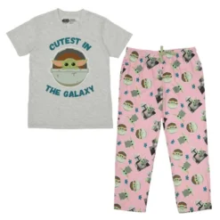 Star Wars Mandalorian Cutest In The Galaxy Women's Sleep Pajama Set -Women Store GUEST cc5a1924 2def 4787 9452 fc89ef68f319