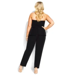 Women's Plus Size Emma Jumpsuit - Black | CITY CHIC