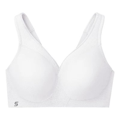 Glamorise Womens MagicLift Seamless Sports Wirefree Bra 1006 White 5 Glamorise Womens MagicLift Seamless Sports Wirefree Bra 1006 White - Image 3