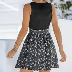Women's Belted Floral Print Mini Dress - Cupshe 9 Women's Belted Floral Print Mini Dress - Cupshe -Women Store GUEST cde0bd46 61de 46f8 af54 76289aa67ee9